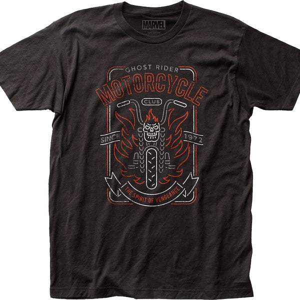 Ghost Rider Motorcycle Club Marvel Comics T-Shirt