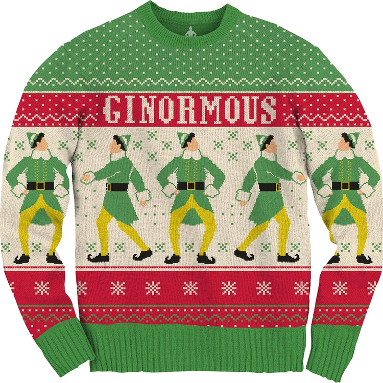 Ugly Knit Ginormous Elf Christmas Sweatermain product image