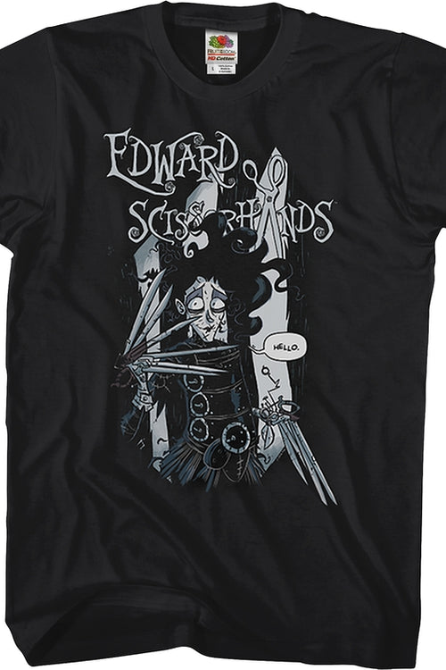 Hello Edward Scissorhands T-Shirtmain product image