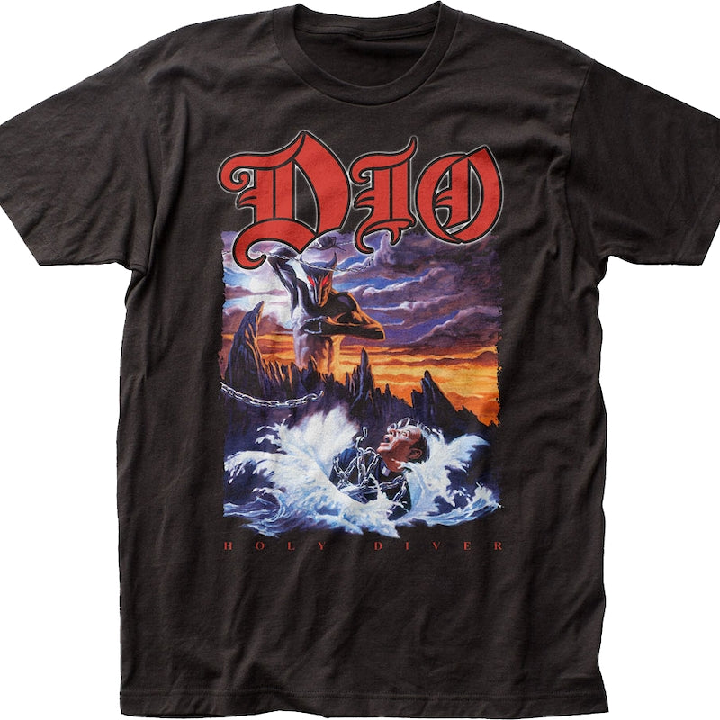 Black Holy Diver Dio T-Shirt