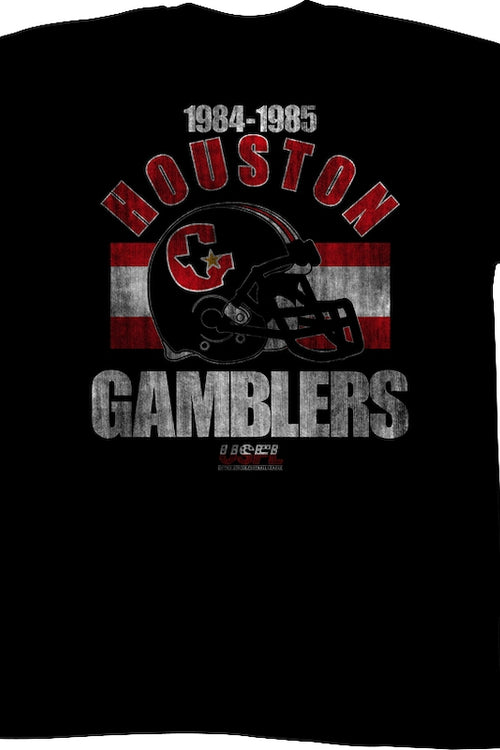 Black Houston Gamblers USFL T-Shirtmain product image