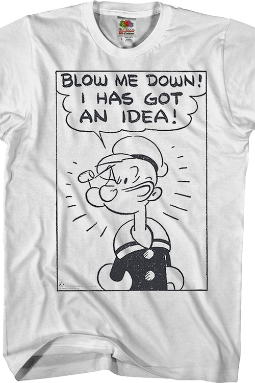 I Has Got An Idea Popeye T-Shirtmain product image