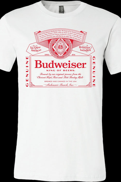 King Of Beers Budweiser T-Shirt