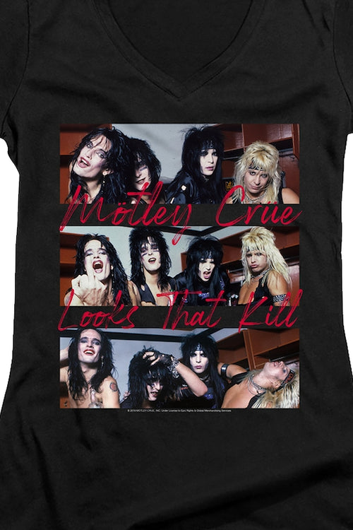 Ladies Looks That Kill Motley Crue V-Neck Shirtmain product image