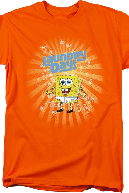 Laundry Day SpongeBob SquarePants T-Shirtmain product image