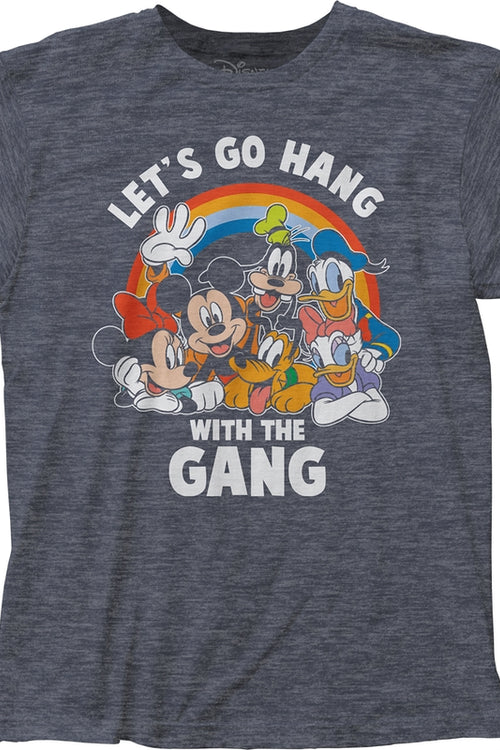 Let's Go Hang With The Gang Disney T-Shirtmain product image