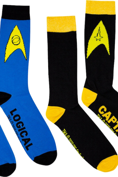 Logical and Captain 2-Pack Star Trek Socksmain product image