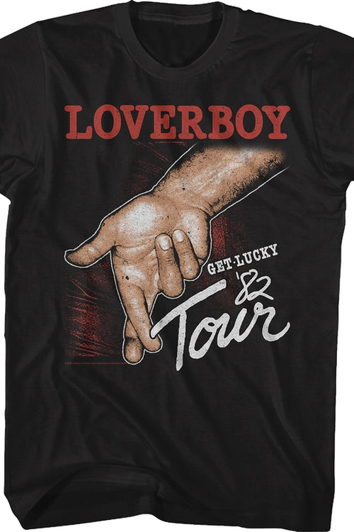 Loverboy Get Lucky Tour Shirtmain product image