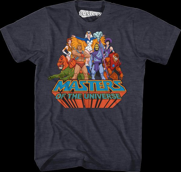 Masters of the Universe Group T-Shirt: He-Man, She-Ra