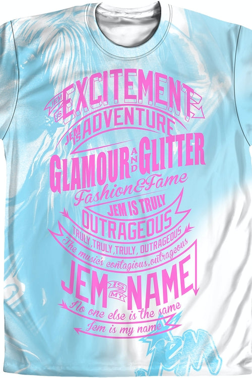 Mens Jem Theme Song Sublimation Shirtmain product image