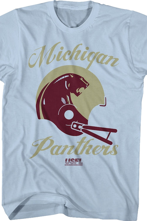 Blue Michigan Panthers USFL T-Shirtmain product image