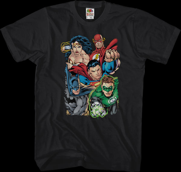 Mightiest Heroes Justice League T-Shirt