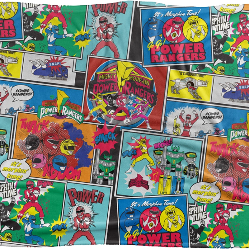 Power rangers fleece discount blanket