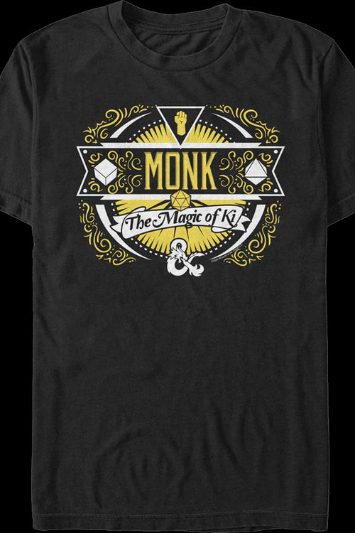 Monk Dungeons & Dragons T-Shirtmain product image