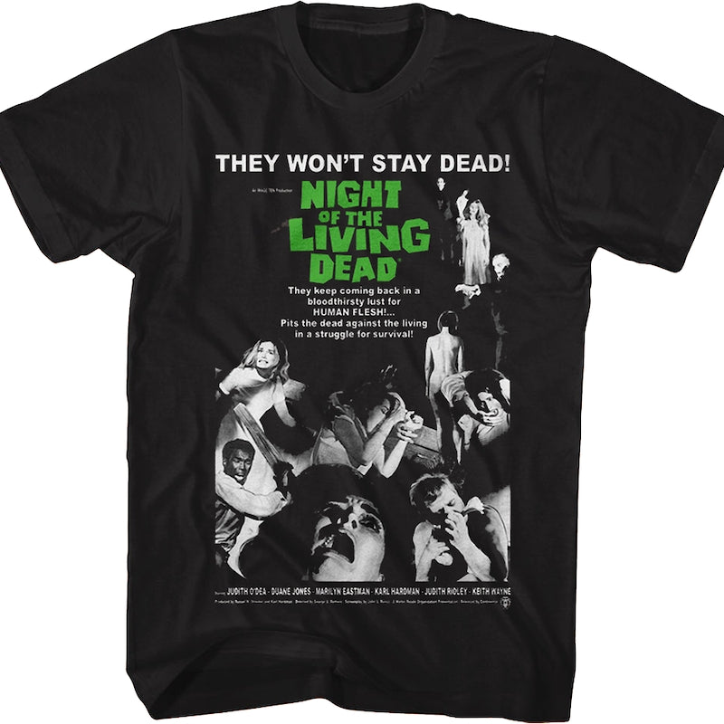 Movie Poster Night Of The Living Dead T-Shirt