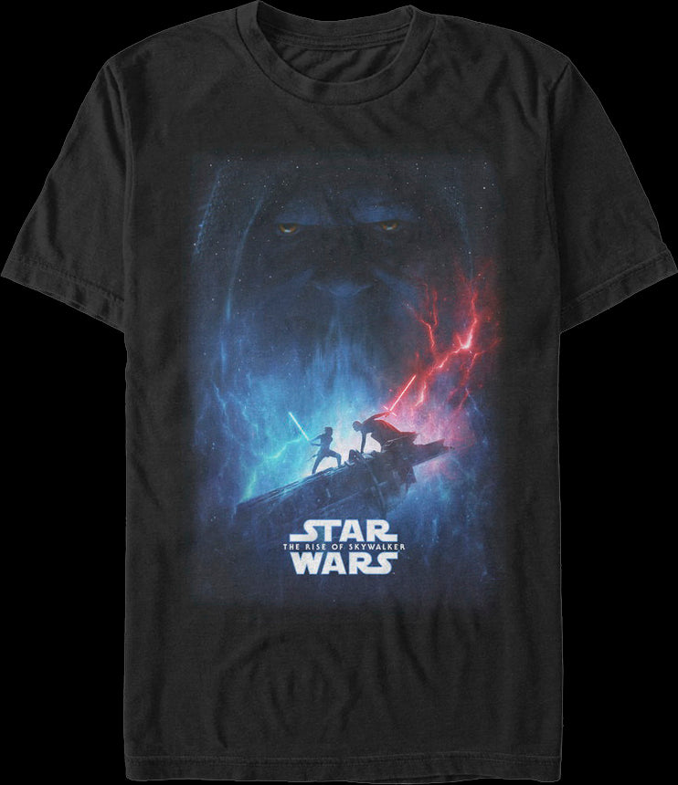 Movie Poster The Rise Of Skywalker Star Wars T-Shirt