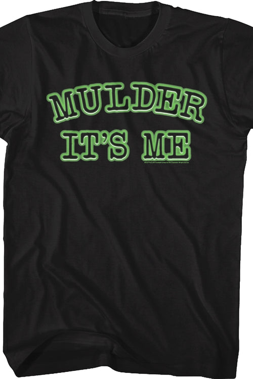 Mulder It's Me X-Files T-Shirtmain product image