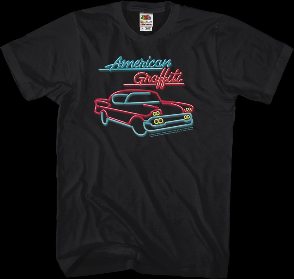 Neon American Graffiti T-Shirt Men's