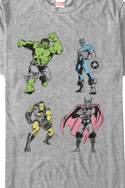 Neon Pop Avengers T-Shirtmain product image