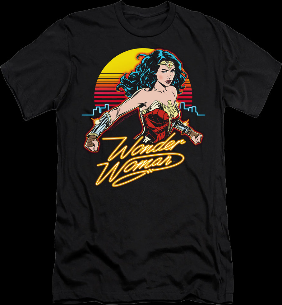 Wonder Woman 1984 Neon Beat - Youth Long Sleeve T-Shirt