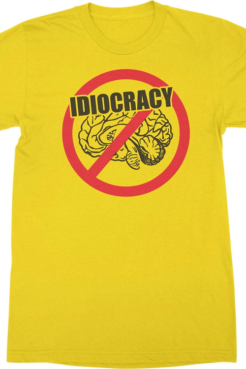 No Brain Logo Idiocracy T-Shirtmain product image