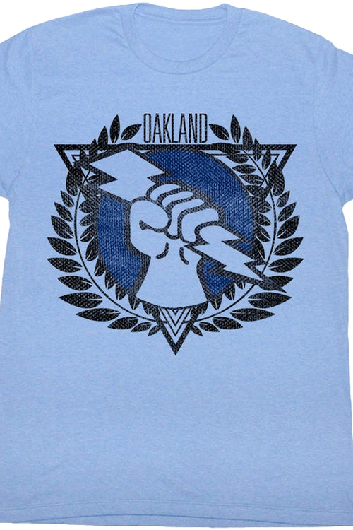 Blue Oakland Invaders USFL T-Shirtmain product image
