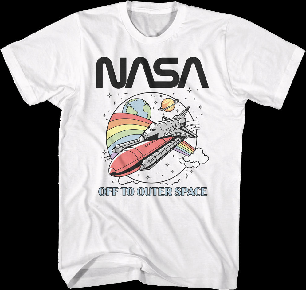 Off white nasa t shirt best sale