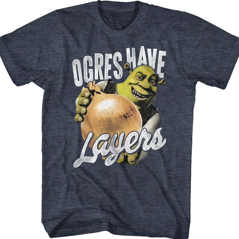 Ogres Have Layers Shrek T-Shirt