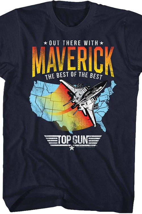 Out There With Maverick Top Gun T-Shirtmain product image