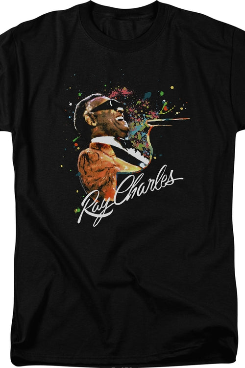 Paint Splatter Ray Charles T-Shirtmain product image