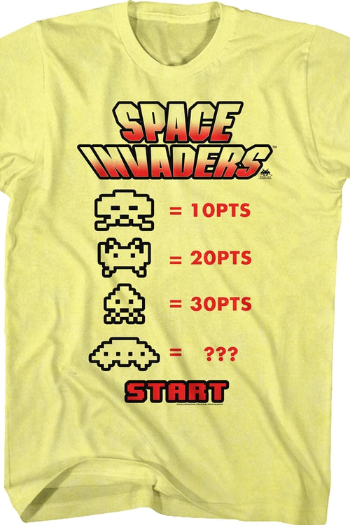 Points Space Invaders T-Shirtmain product image