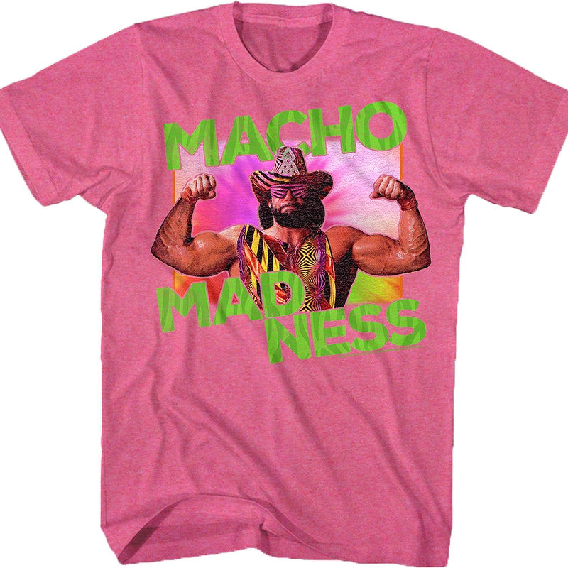 Randy Savage Macho Madness T-Shirt: WWE Macho Man Mens T-Shirt