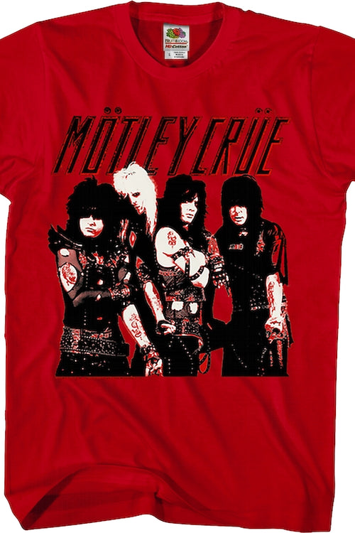 Red Photo Motley Crue T-Shirtmain product image