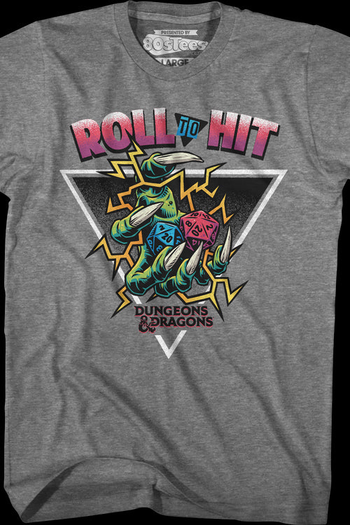 Roll To Hit Dungeons & Dragons T-Shirtmain product image