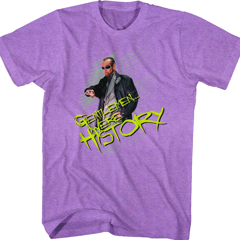 Purple Rufus We're History Bill And Ted's Excellent Adventure T-Shirt