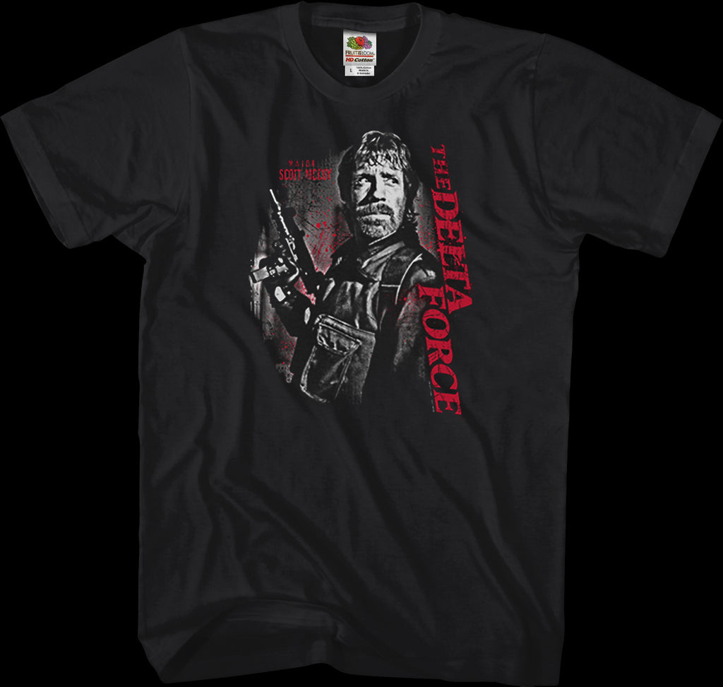 Scott McCoy Delta Force T-Shirt: Delta Force Chuck Norris Mens T-Shirt