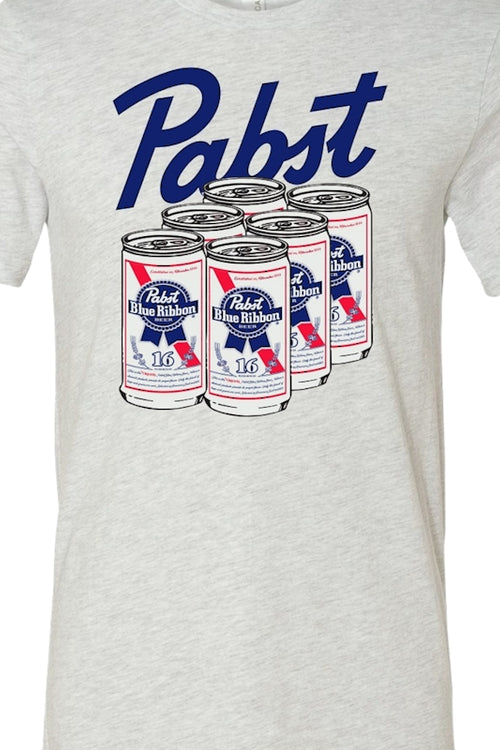 Six-Pack Pabst Blue Ribbon T-Shirtmain product image