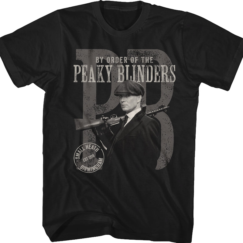 Small Heath Peaky Blinders T-Shirt: Peaky Blinders Mens T-Shirt