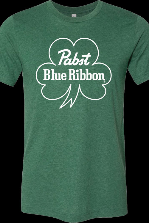 St. Patrick's Day Shamrock Pabst Blue Ribbon T-Shirtmain product image