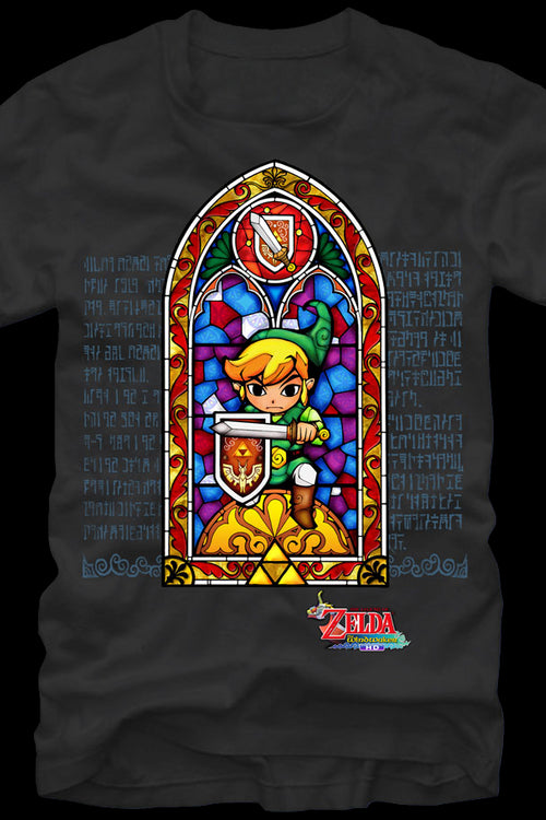 Stained Glass Zelda Shirt: Video Games Nintendo, Zelda T-shirt