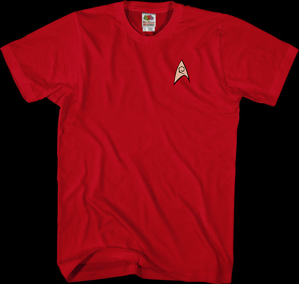 Star Trek Engineering Uniform T-Shirt: Star Trek Mens T-shirt