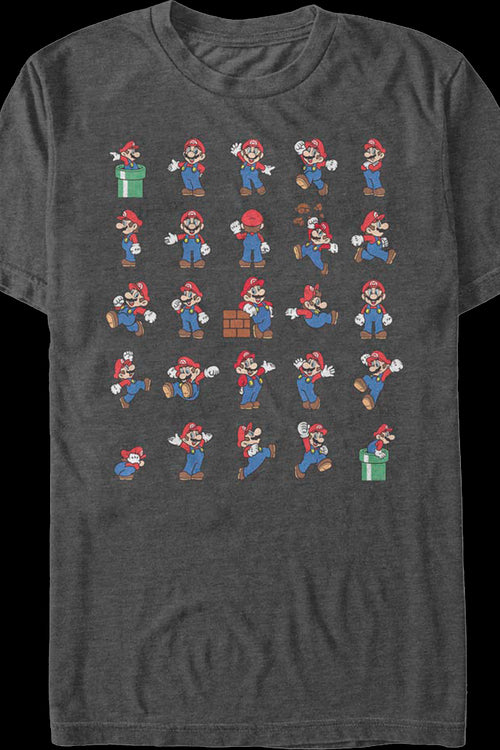 Super Mario Poses Nintendo T-Shirtmain product image