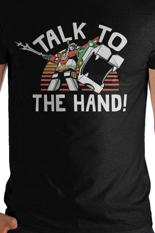 Talk To The Hand Voltron T-Shirtmain product image