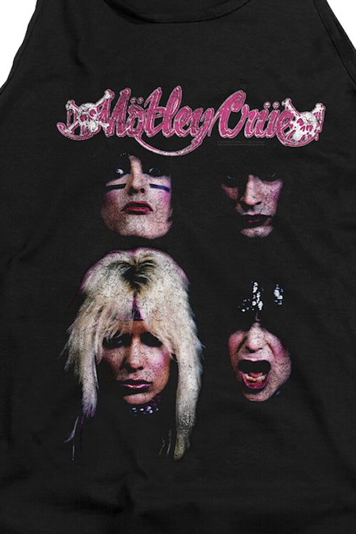 The Faces Of Motley Crue Tank Topmain product image