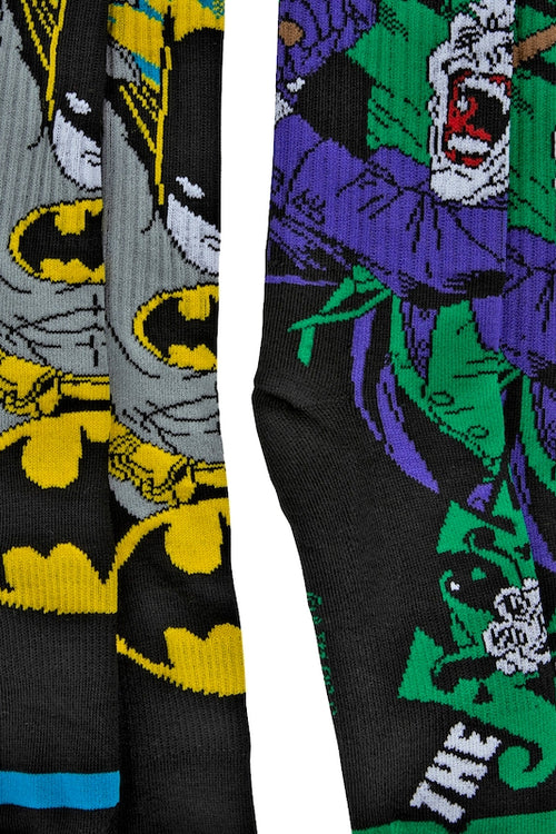 The Joker and Batman 2-Pack DC Comics Socksmain product image