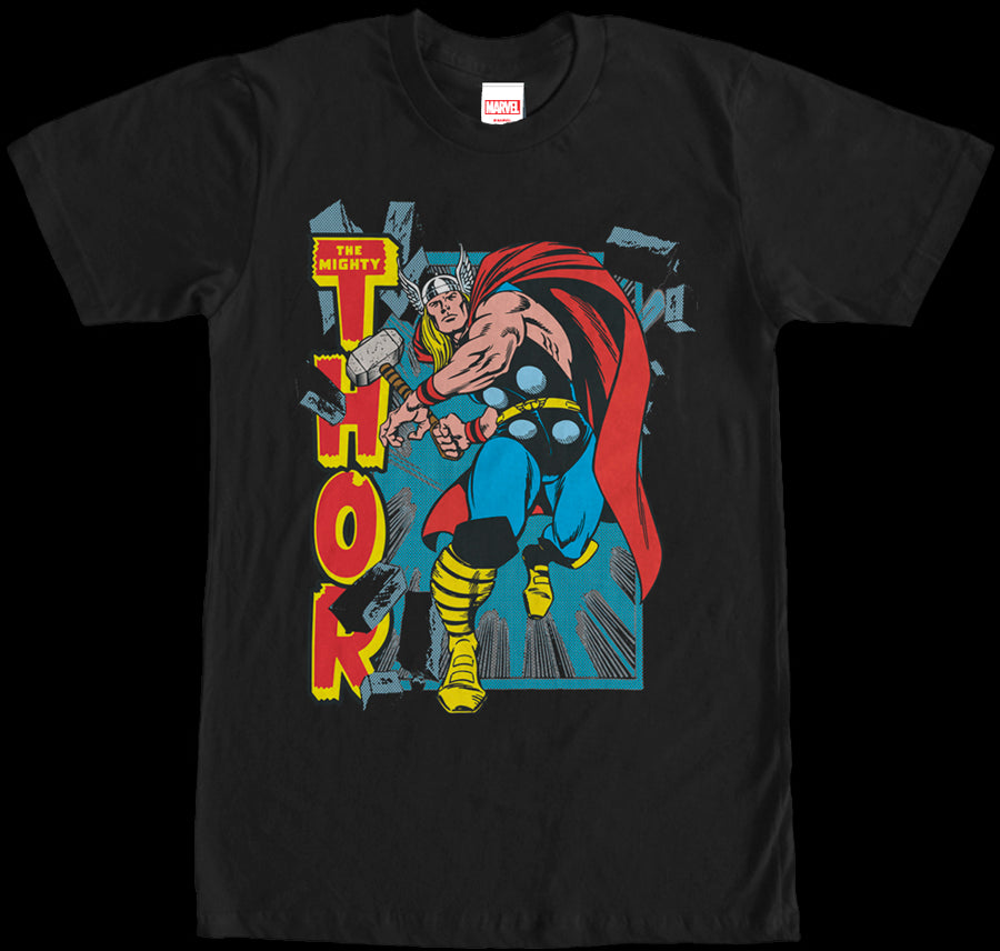 The Mighty Thor Shirt: Marvel Comics Mens T-Shirt