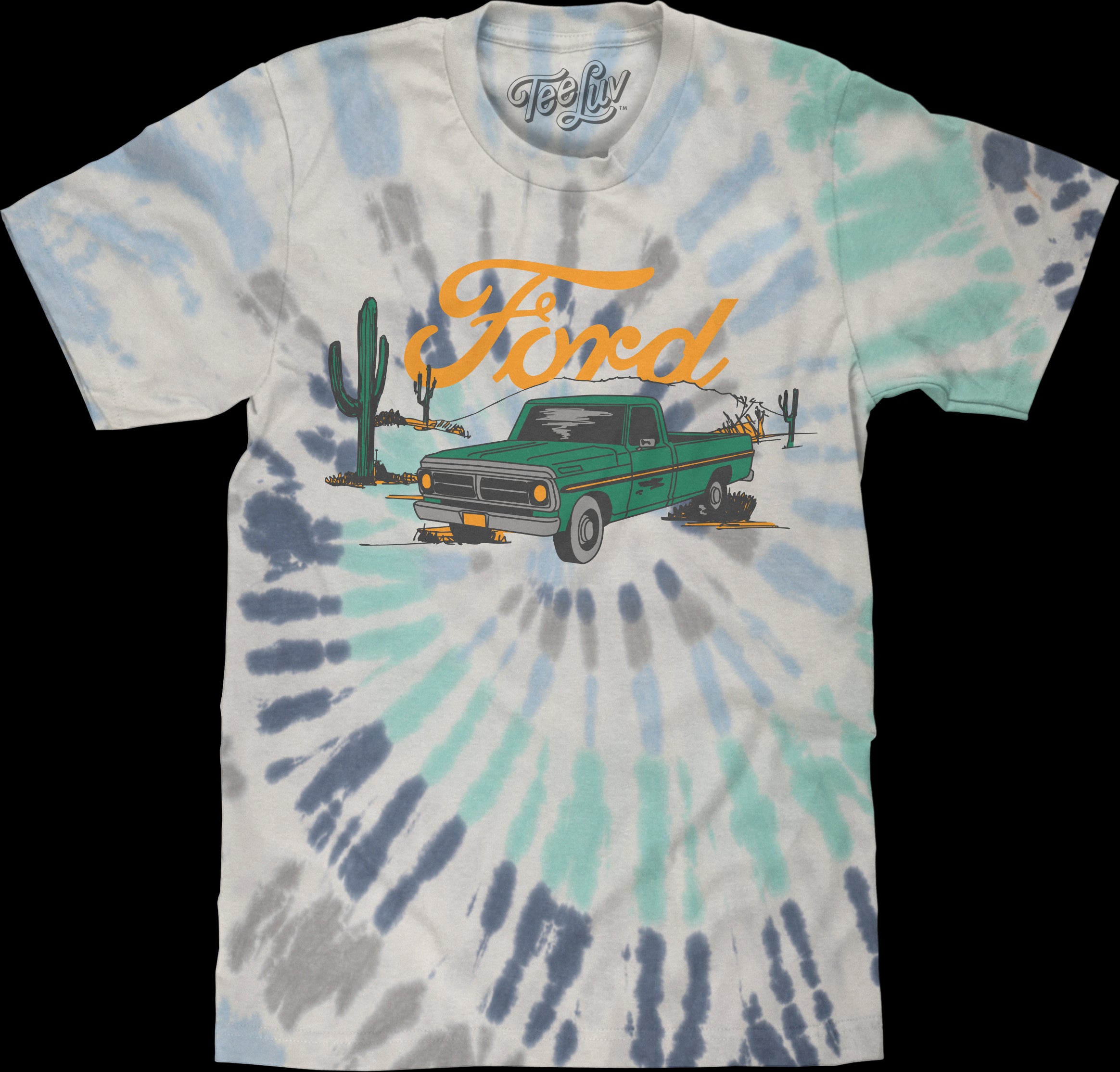 Tie Dye Pickup Truck Ford T-Shirt