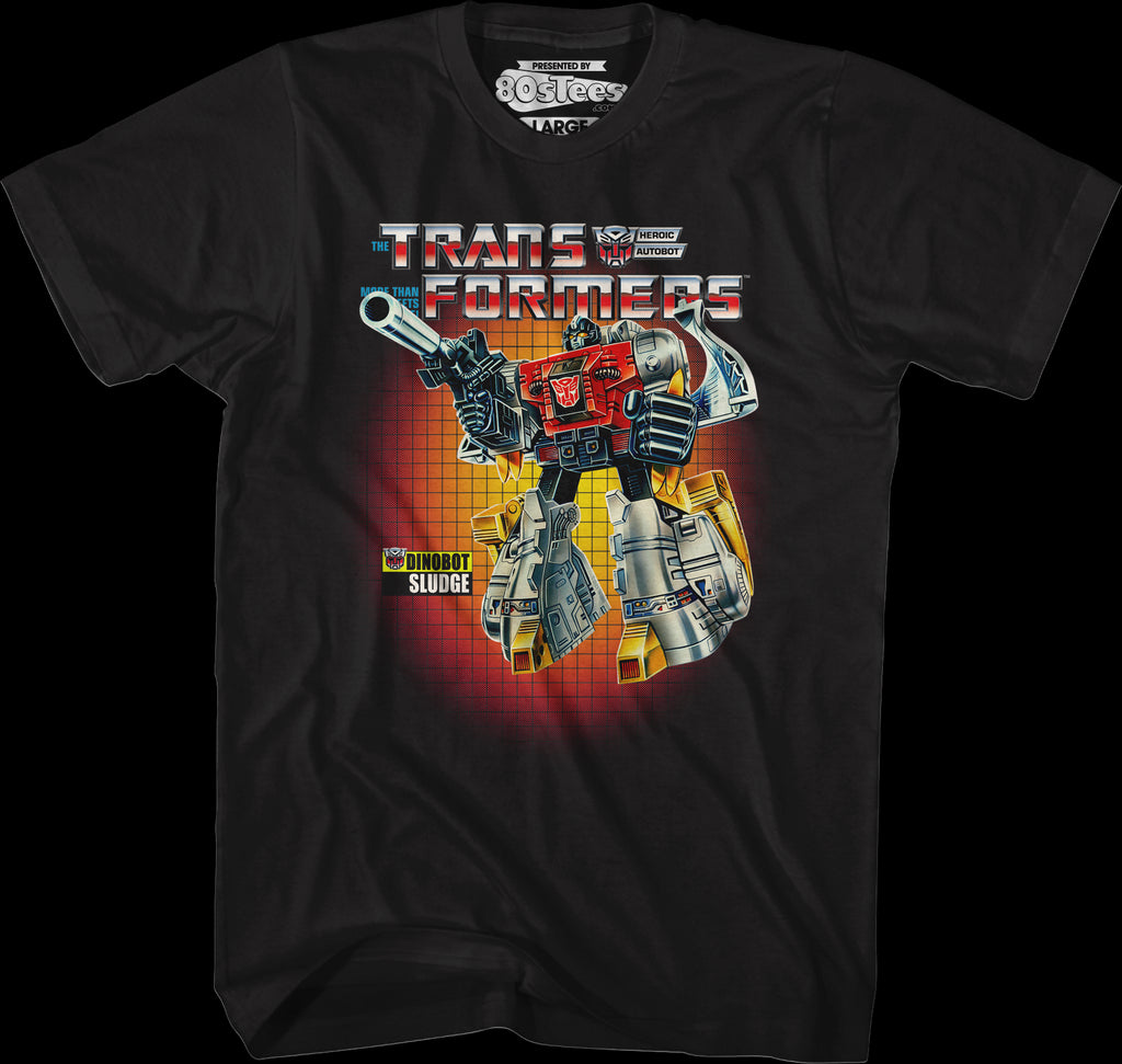 Box Art Sludge Transformers T-Shirt