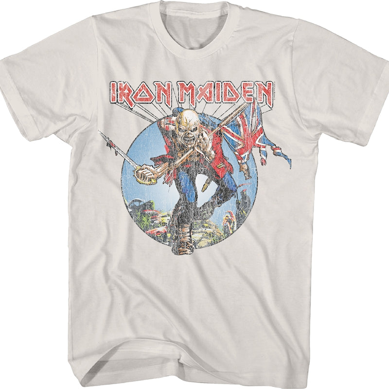 Maiden World Piece Tour Shirt - Band Tee Distressed Vintage