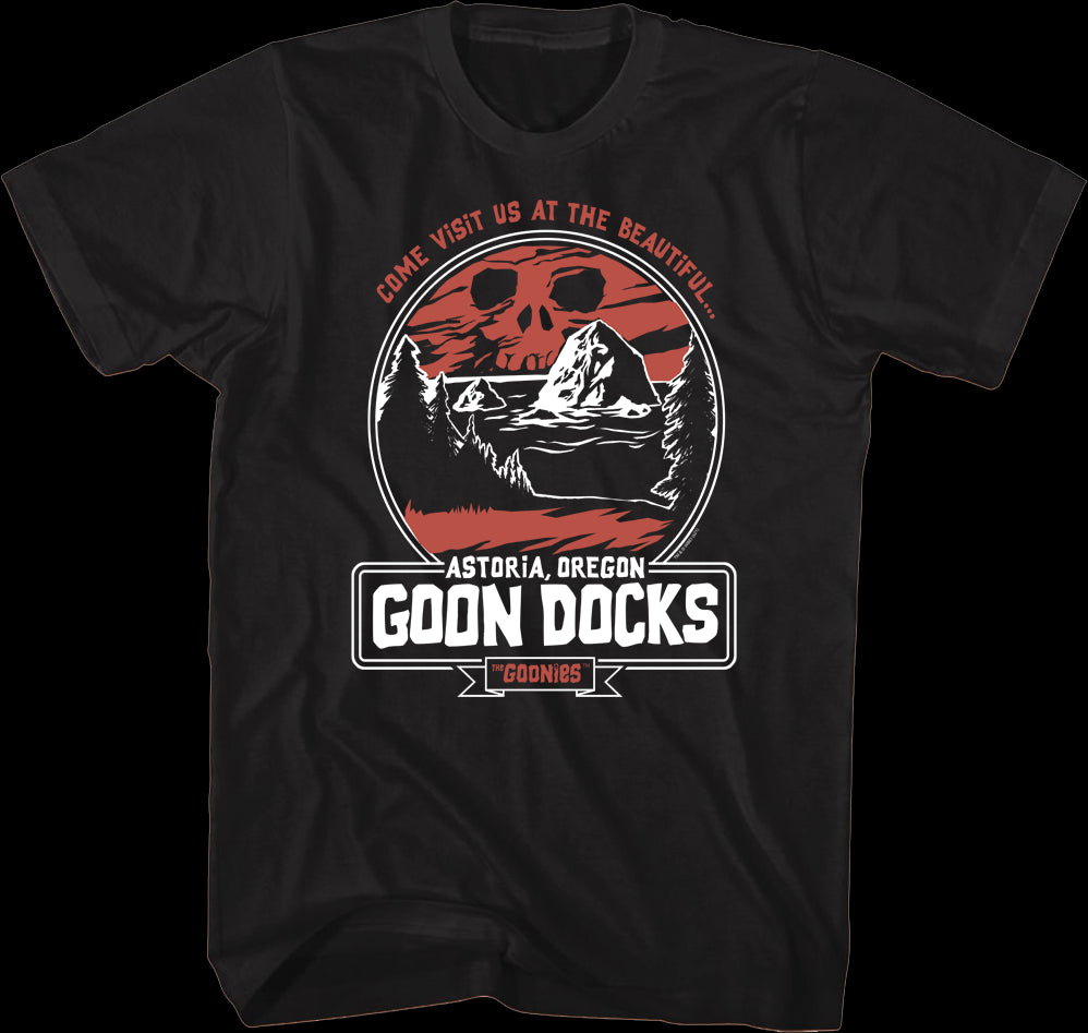 Visit Us At The Beautiful Goon Docks Goonies T-Shirt